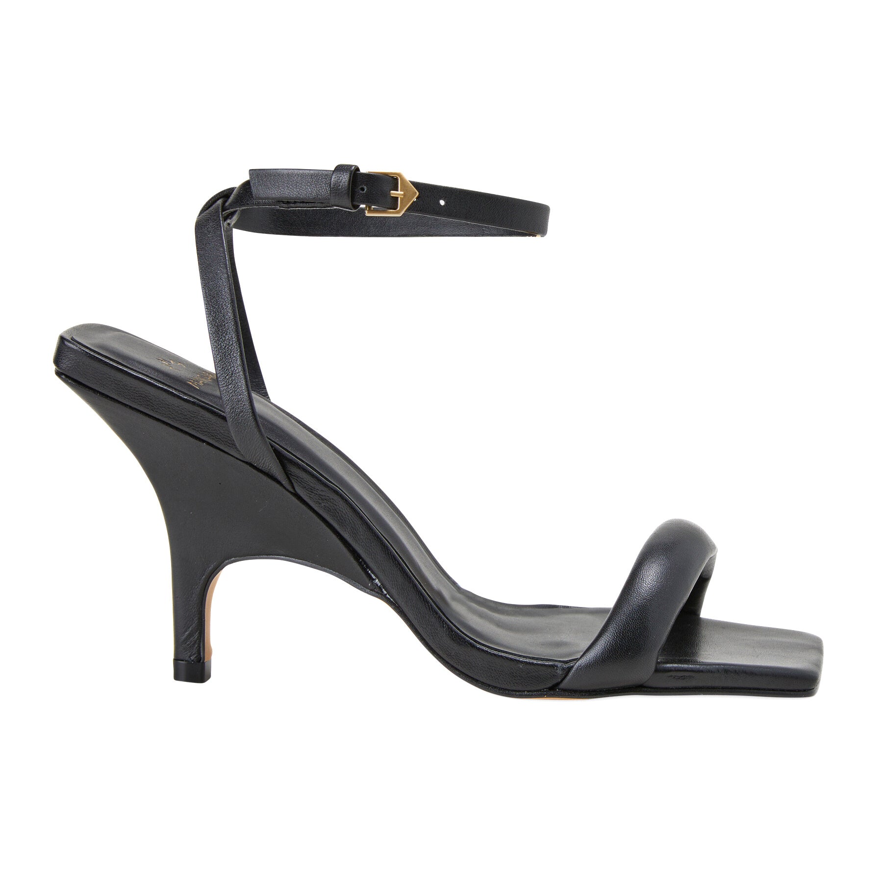 White Calf Leather Sandals Cortiça – Women’s 9 cm High Heel with Ankle Strap