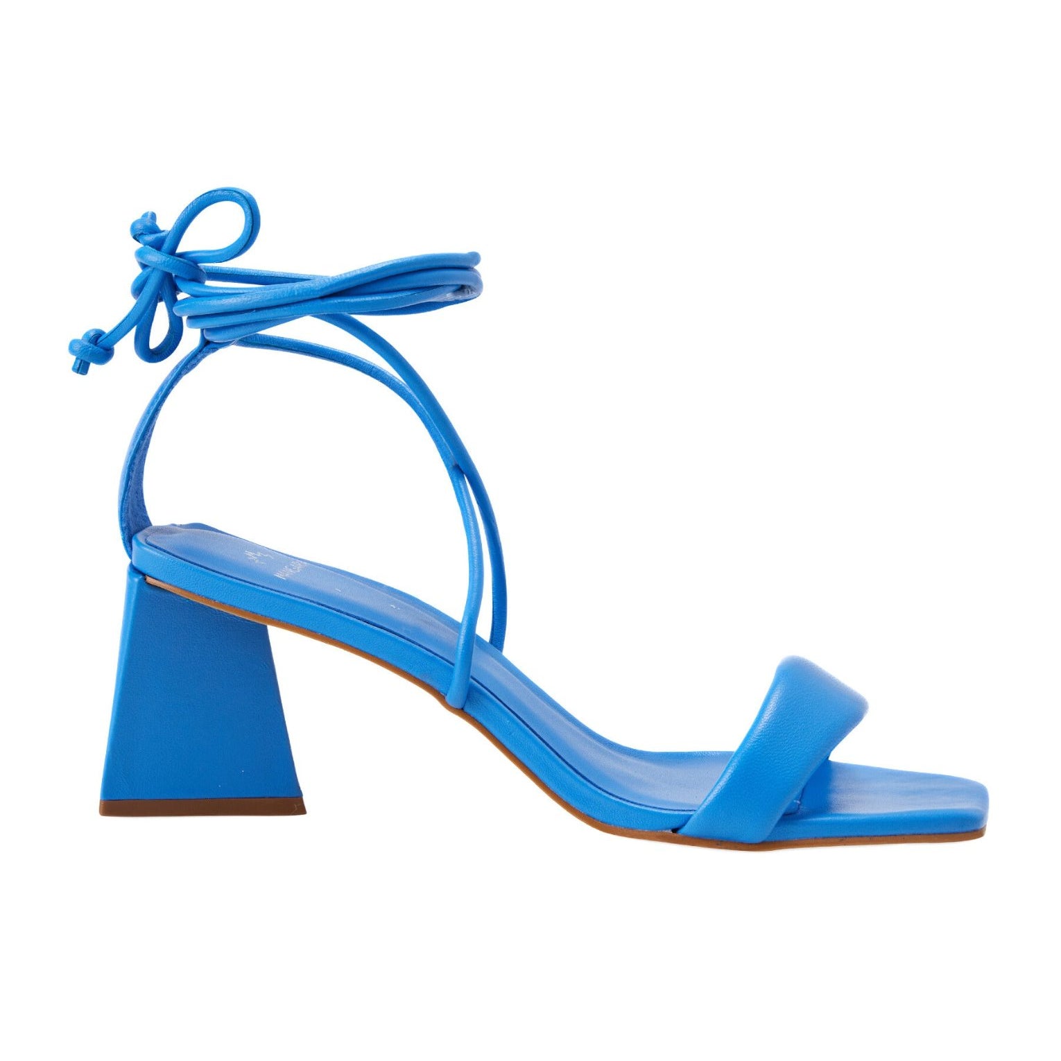 Brown Calf Leather Sandals Caúna – Women’s Strappy 6.5 cm Block Heel Wrap Design