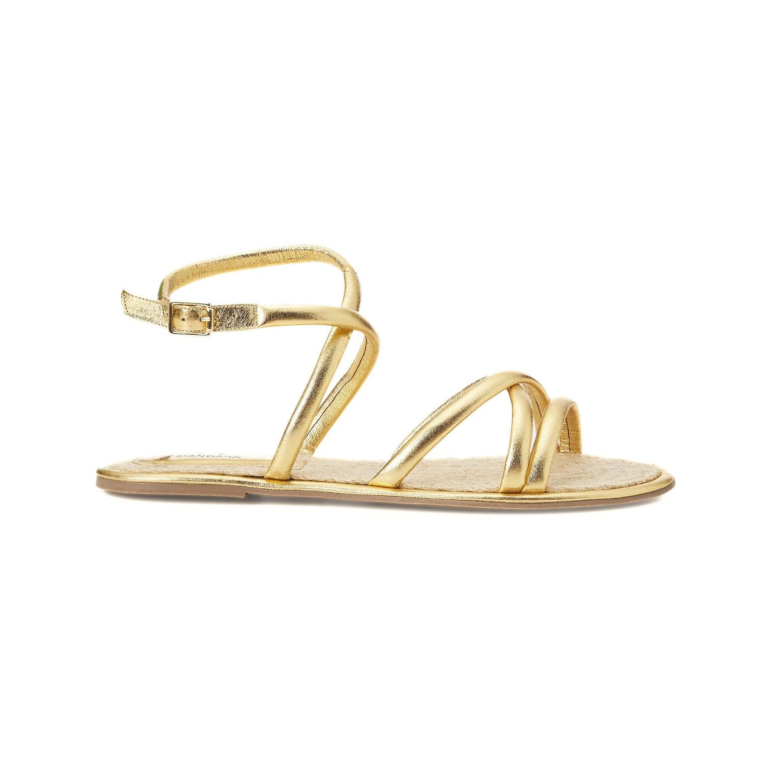 White Angico Women's Leather Sandals