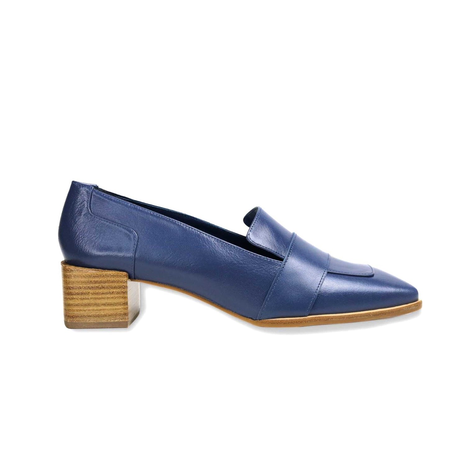 Calf Leather Loafers Louro – Women’s 4cm Block Heel