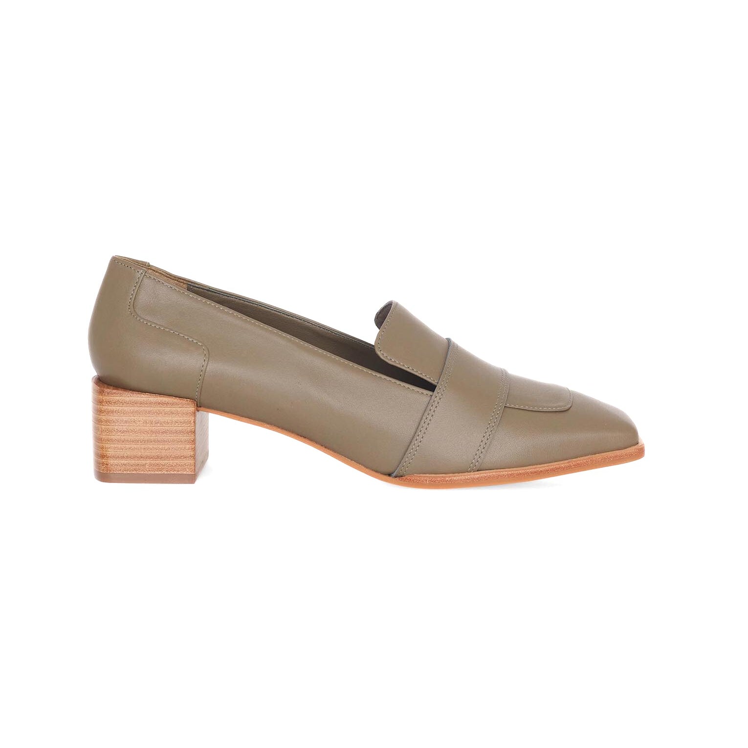 Calf Leather Loafers Louro – Women’s 4cm Block Heel