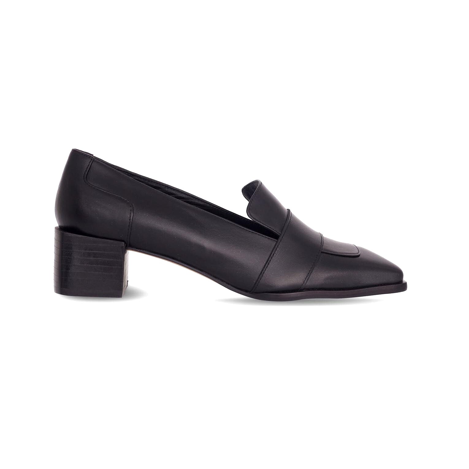 Calf Leather Loafers Louro – Women’s 4cm Block Heel