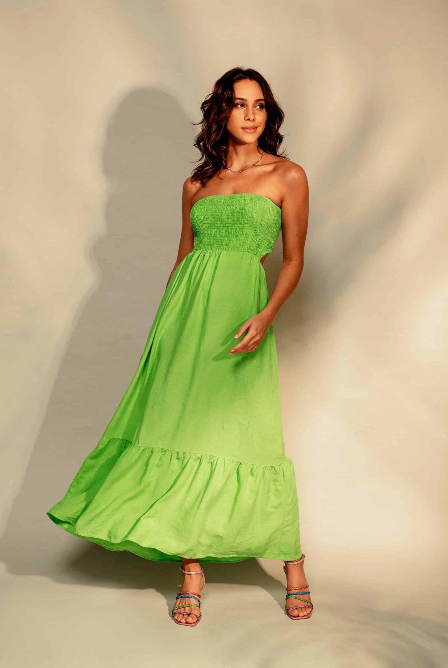 Mangará Arçá Women's Sandales - 8cm Heel - crystal-embellished straps - Colourful