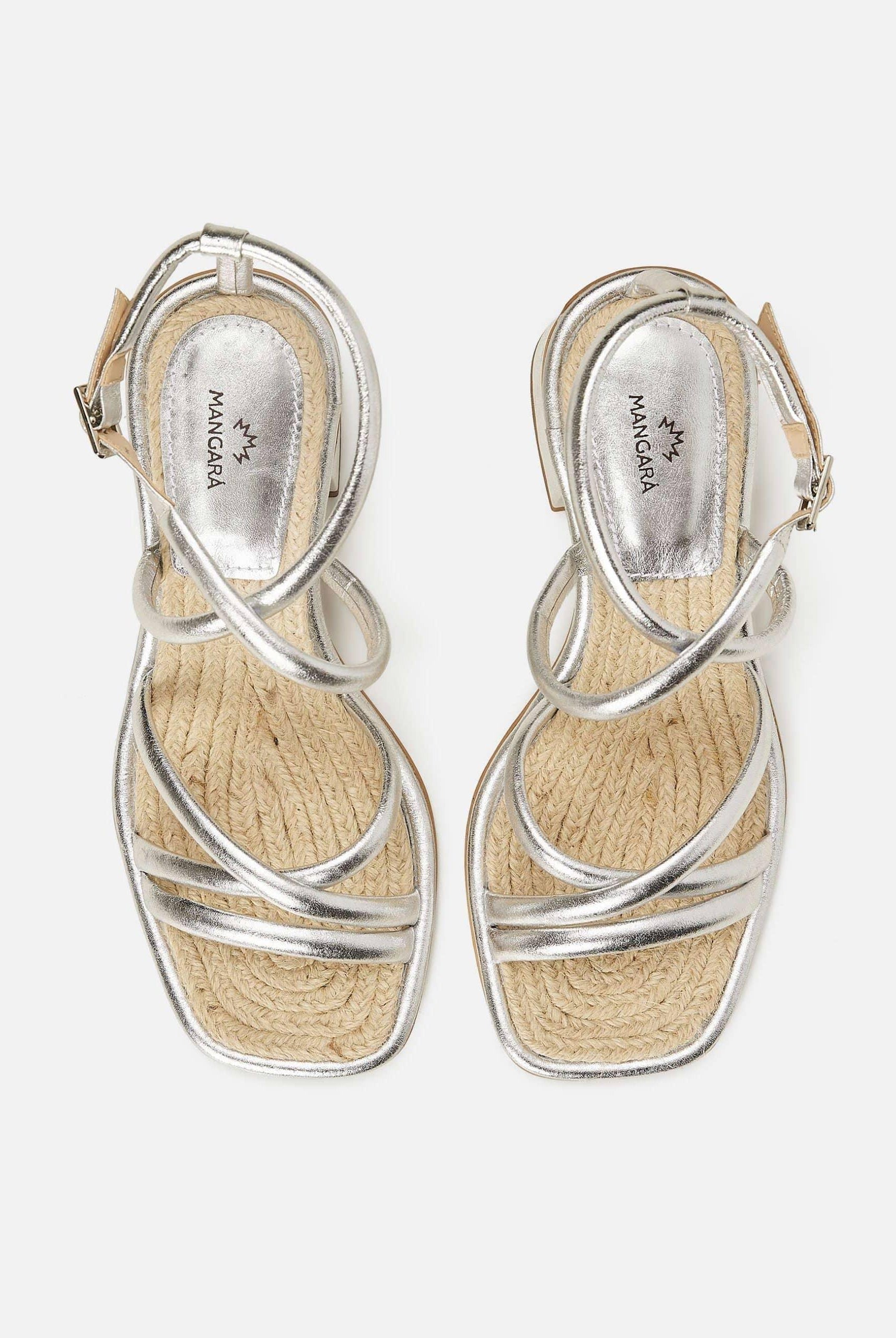 Mangará Bromélia Women's Sandales Leather - 7cm Block Heel