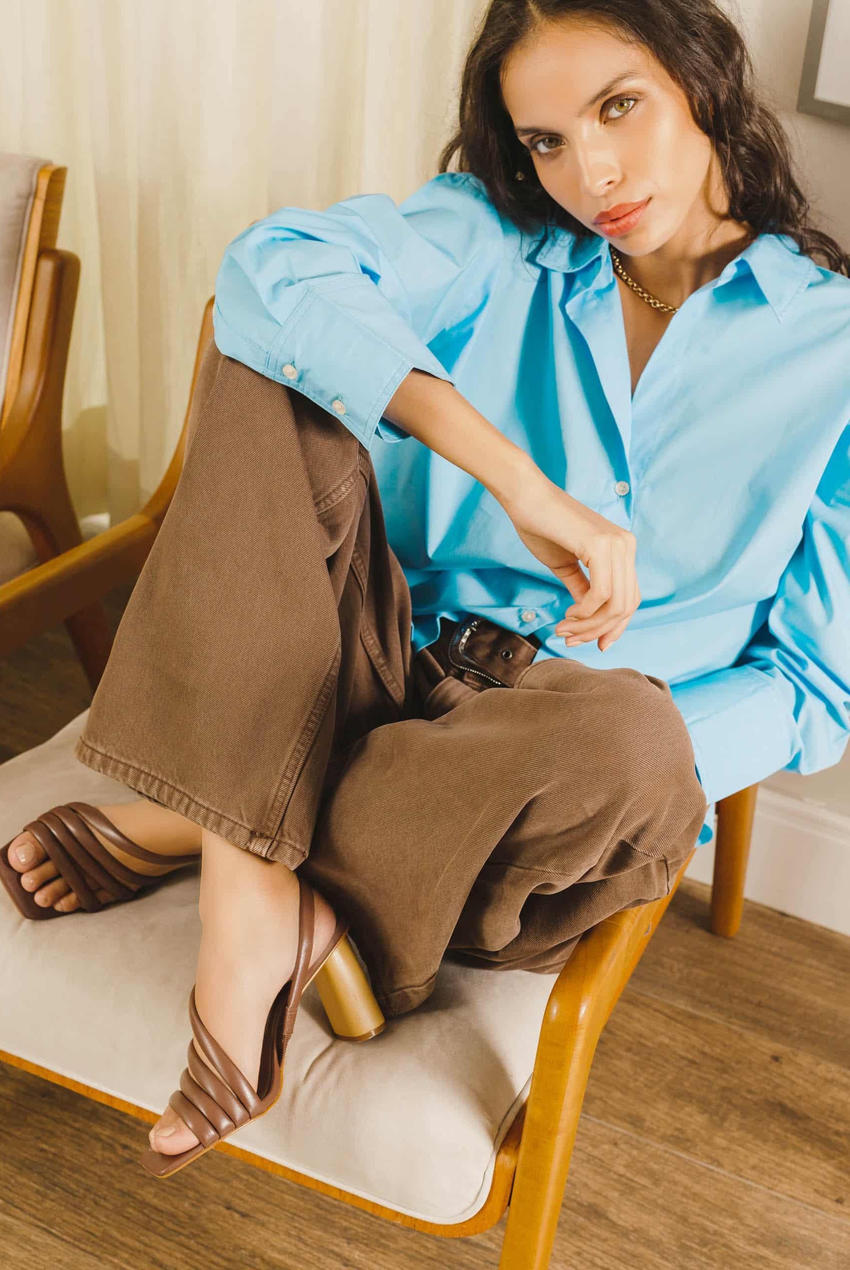 Mangará Cedro Women's Sandales Goat Leather - 8cm Heel