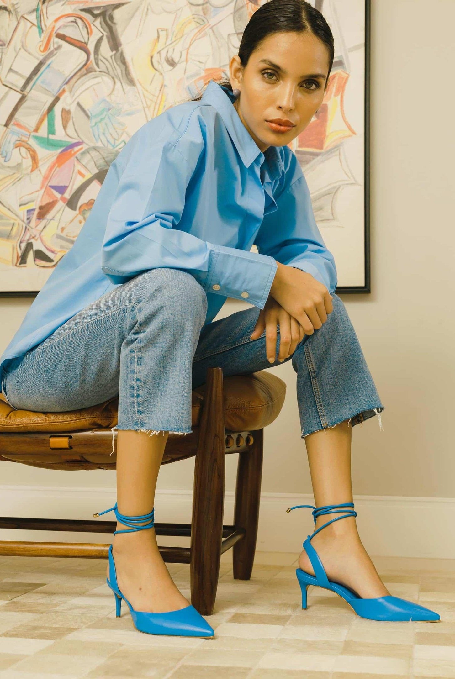 Mangará Jaborandi Women's Sandales Goat Leather - 6.5cm Heel