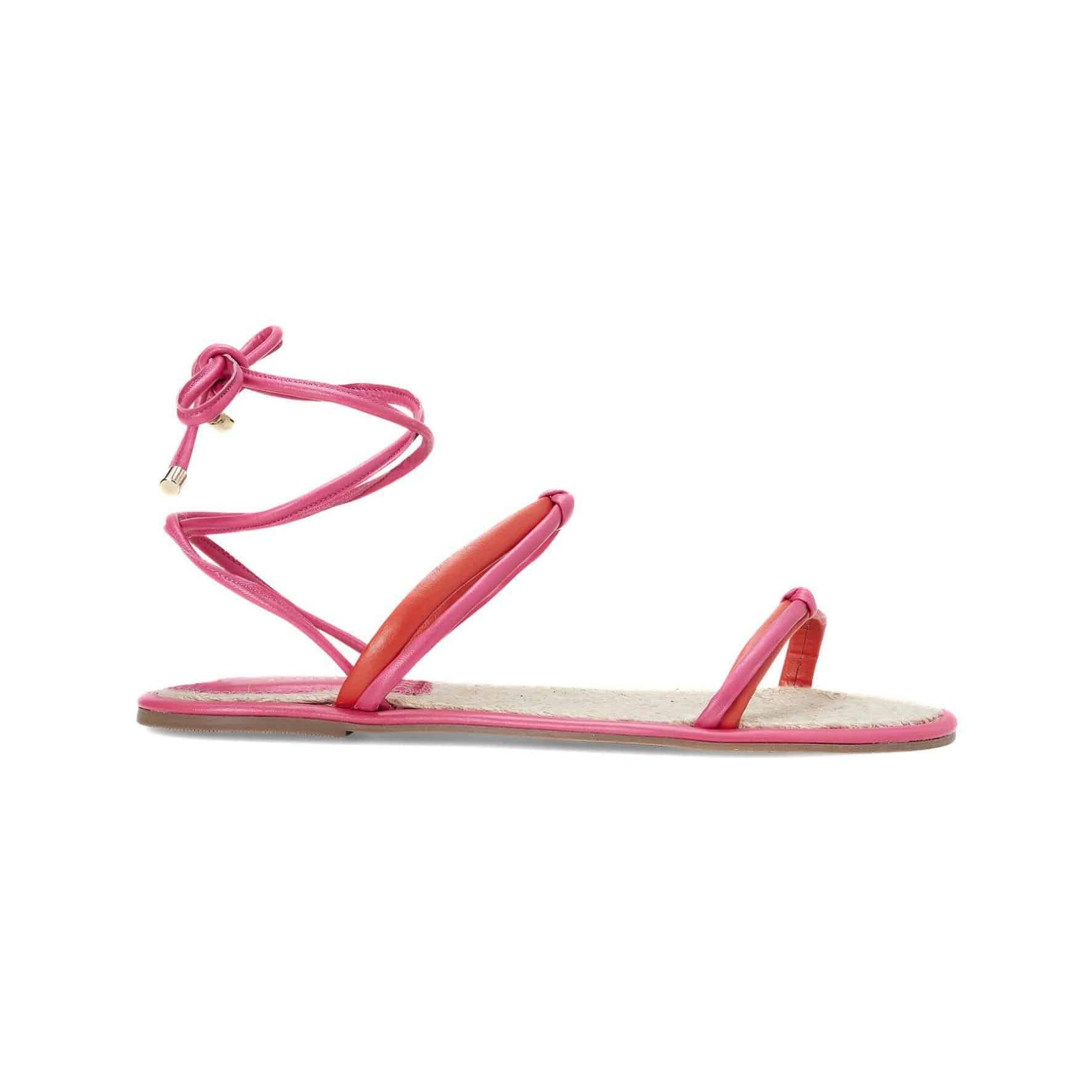 Mangará Urucum Women's Sandales - Leather - Raffia