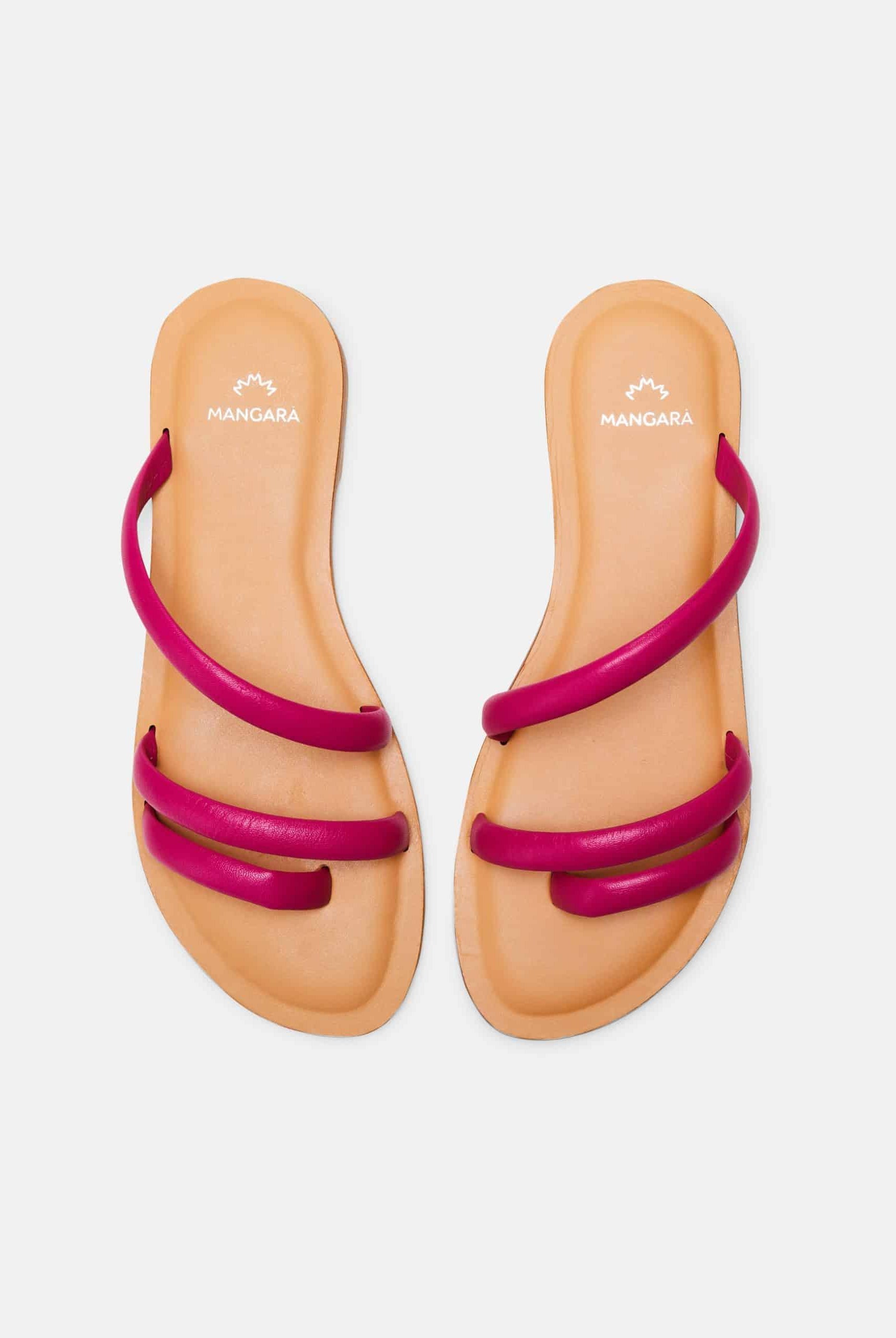 Mangará Women's Cocão Leather Slippers